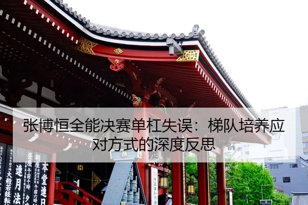 张博恒全能决赛单杠失误：梯队培养应对方式的深度反思